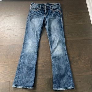 Silver bootcut jeans